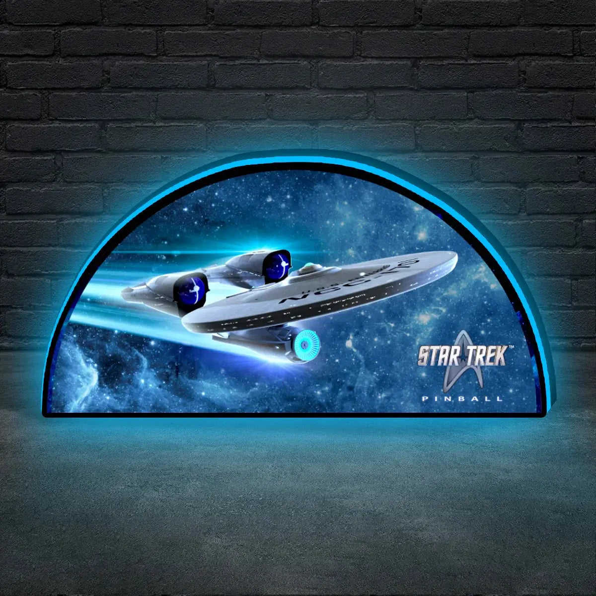 Topper for the Legends Pinball Star Terk Pinball Topper Led Lightbox, USB plug Dimmer, Pinball Arcade Decor, Perfect for Game Room or Pinball Machine FYLZGO Signs