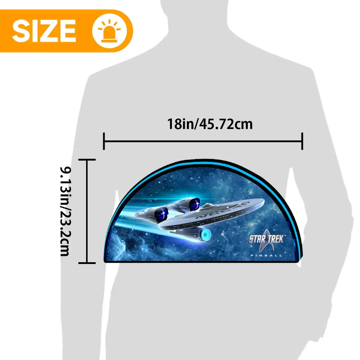 Topper for the Legends Pinball Star Terk Pinball Topper Led Lightbox, USB plug Dimmer, Pinball Arcade Decor, Perfect for Game Room or Pinball Machine FYLZGO Signs