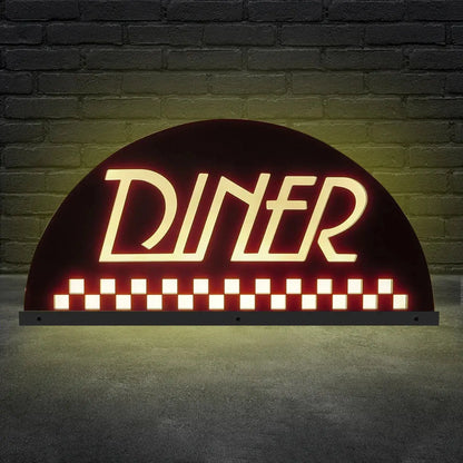 Dinner Pinball Topper 3D Acrylic LED Topper, for Pinball Machine, Pinball Topper FYLZGO Signs