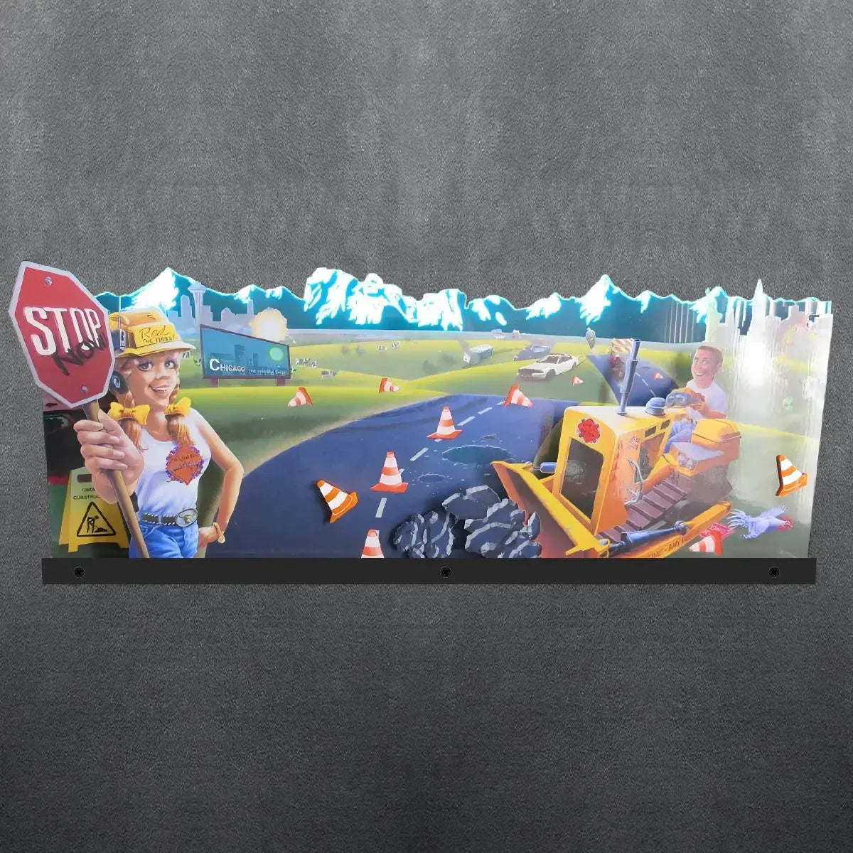 Roadshow Pinball Topper 3D Acrylic LED Topper, for Pinball Machine, Pinball Topper FYLZGO Signs