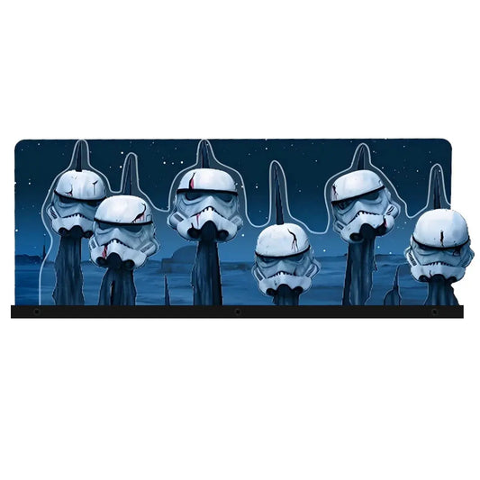 The Mandalorian Le Topper, Pinball topper 3D Acrylic LED Topper, for Pinball Machine, Pinball Topper FYLZGO Signs