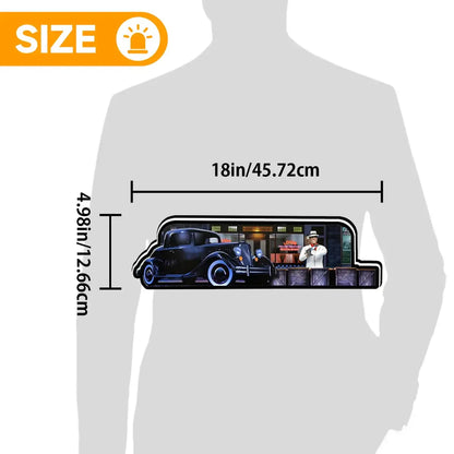 The Godfather Pinball Topper for Limited Edition Pinball Machine, 3D Printed Lightbox, USB Powered & Full Dimmable FYLZGO Signs
