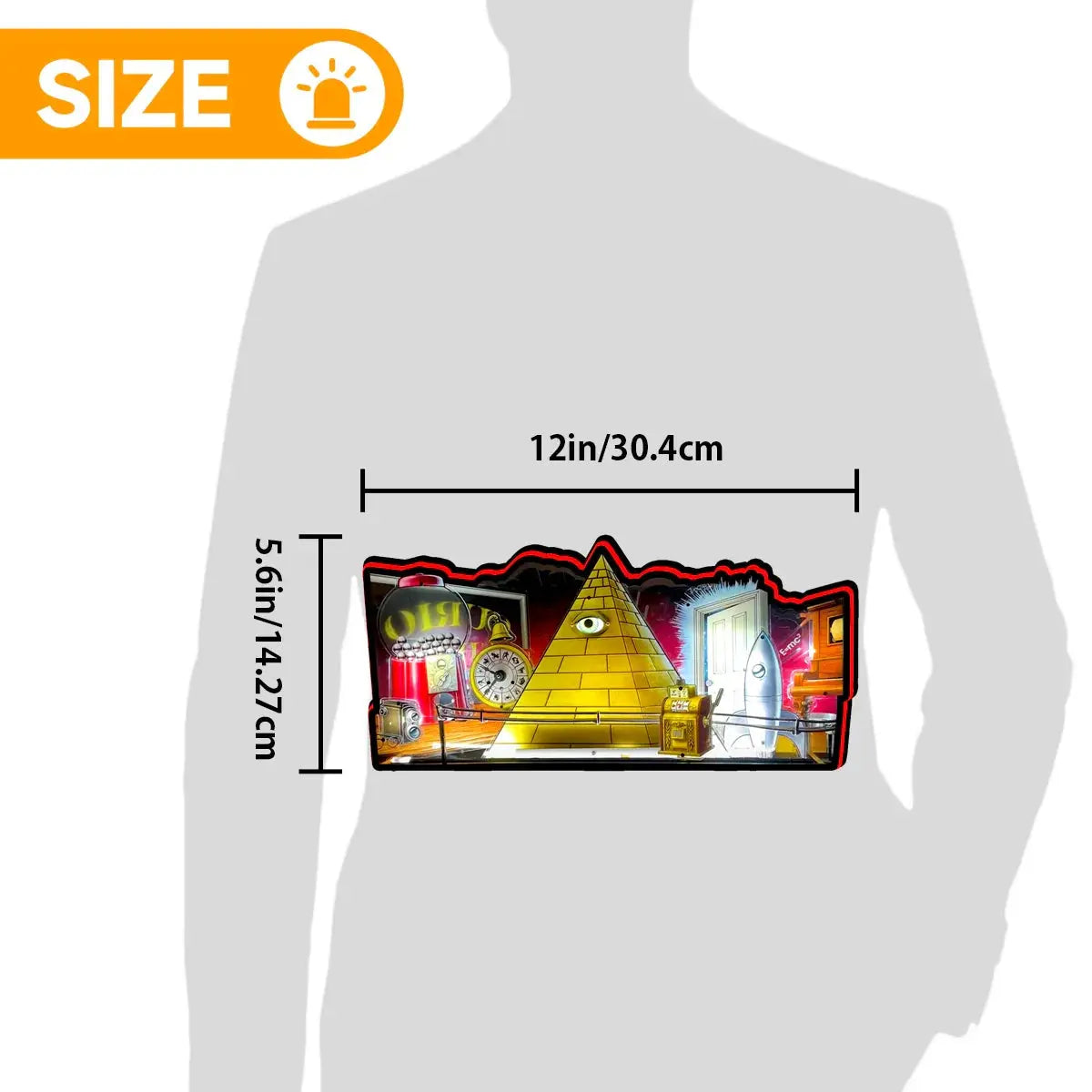 Twilight Zone Led lightbox for Pinball Machine, 3D Printed Lightbox USB Powered & Full Dimmable FYLZGO Signs