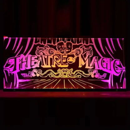 Theatre of Magic pinball topper Acrylic RGB LED Topper, for Pinball Machine, Pinball Topper FYLZGO Signs