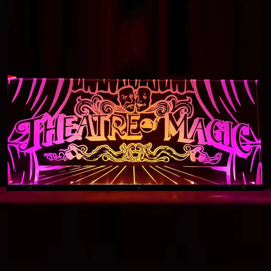 Theatre of Magic pinball topper Acrylic RGB LED Topper, for Pinball Machine, Pinball Topper FYLZGO Signs