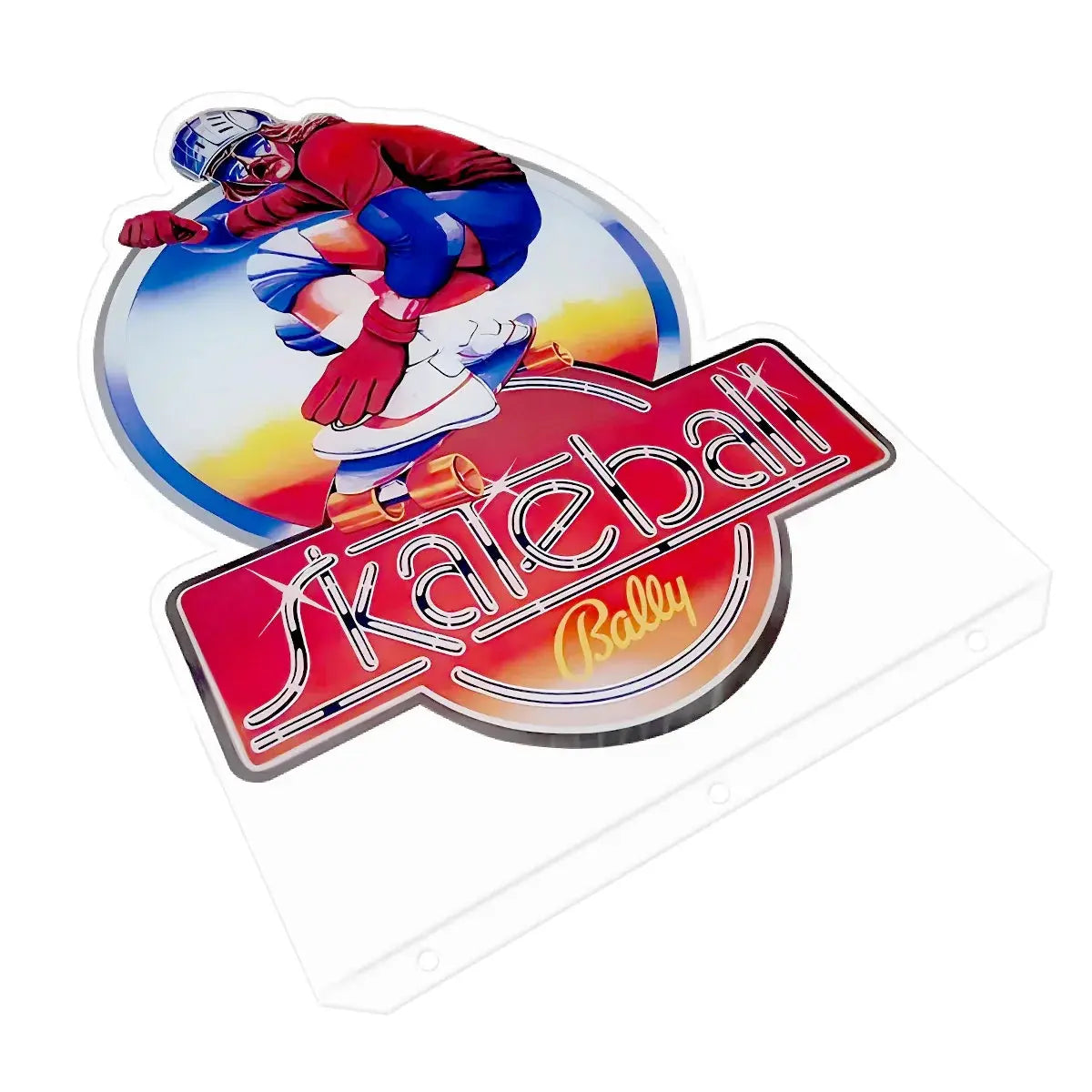 Skateball Topper 3D Acrylic LED Topper, for Bally Arcade Pinball Arcade Video Games machine FYLZGO Signs