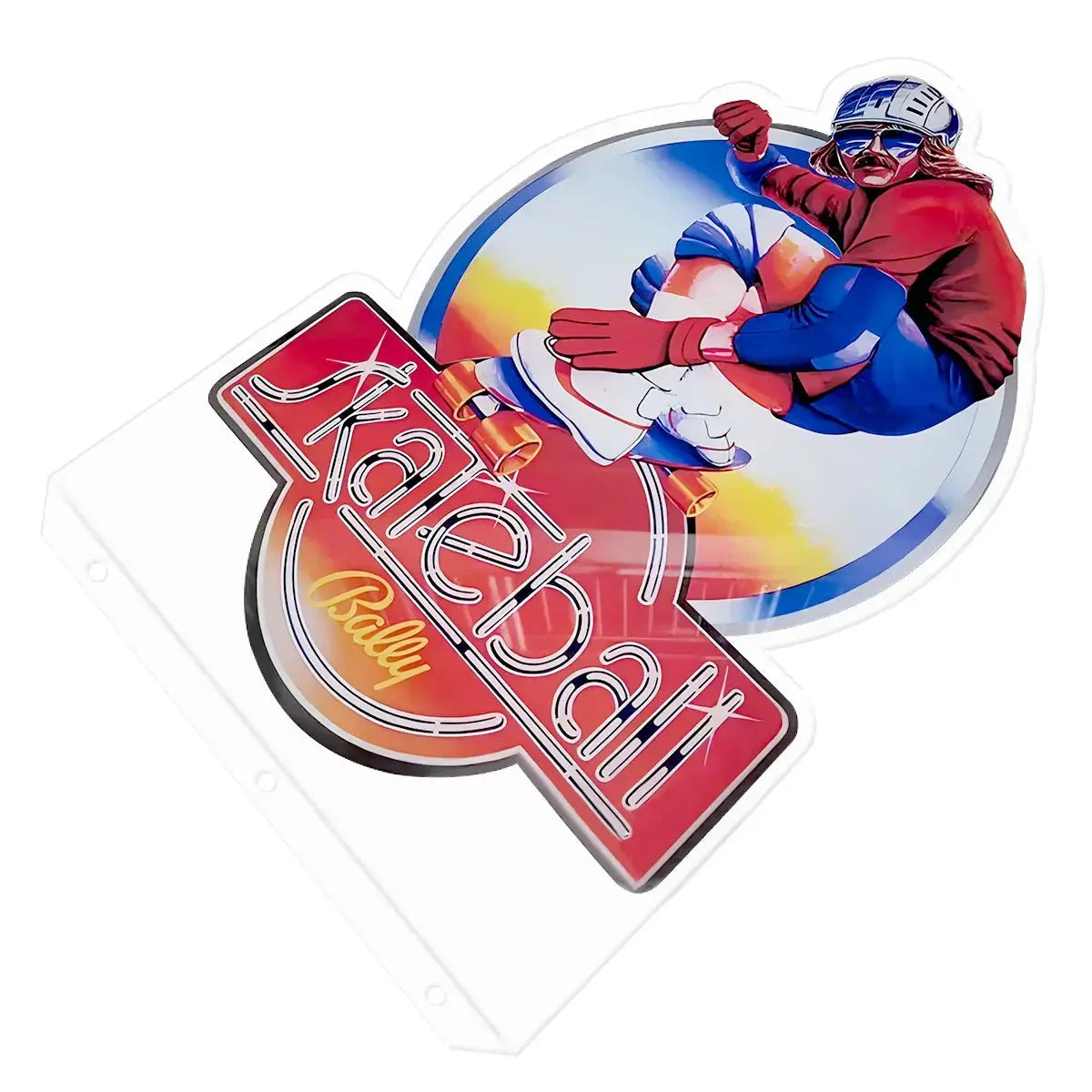 Skateball Topper 3D Acrylic LED Topper, for Bally Arcade Pinball Arcade Video Games machine FYLZGO Signs