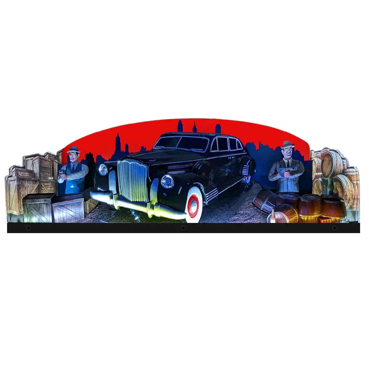 The Godfather 50th Anniversary Pinball Limited Editions Topper 3D Acrylic LED Topper, For The Jersey Jack Pinball Machine, Pinball Topper FYLZGO Signs