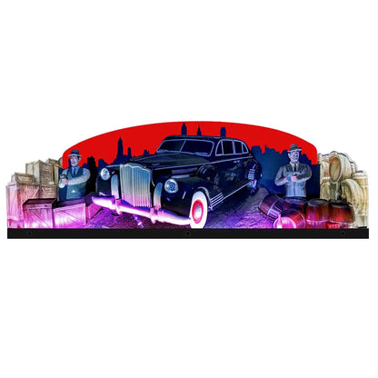 The Godfather 50th Anniversary Pinball Limited Editions Topper 3D Acrylic LED Topper, For The Jersey Jack Pinball Machine, Pinball Topper FYLZGO Signs