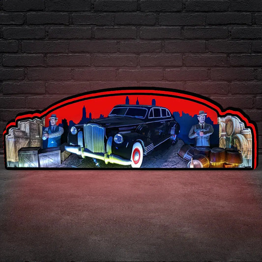 The Godfather 50th Anniversary Pinball Limited Editions Pinball Topper Led lightbox for Pinball Machine, 3D Printed Lightbox USB Powered & Full Dimmable FYLZGO Signs
