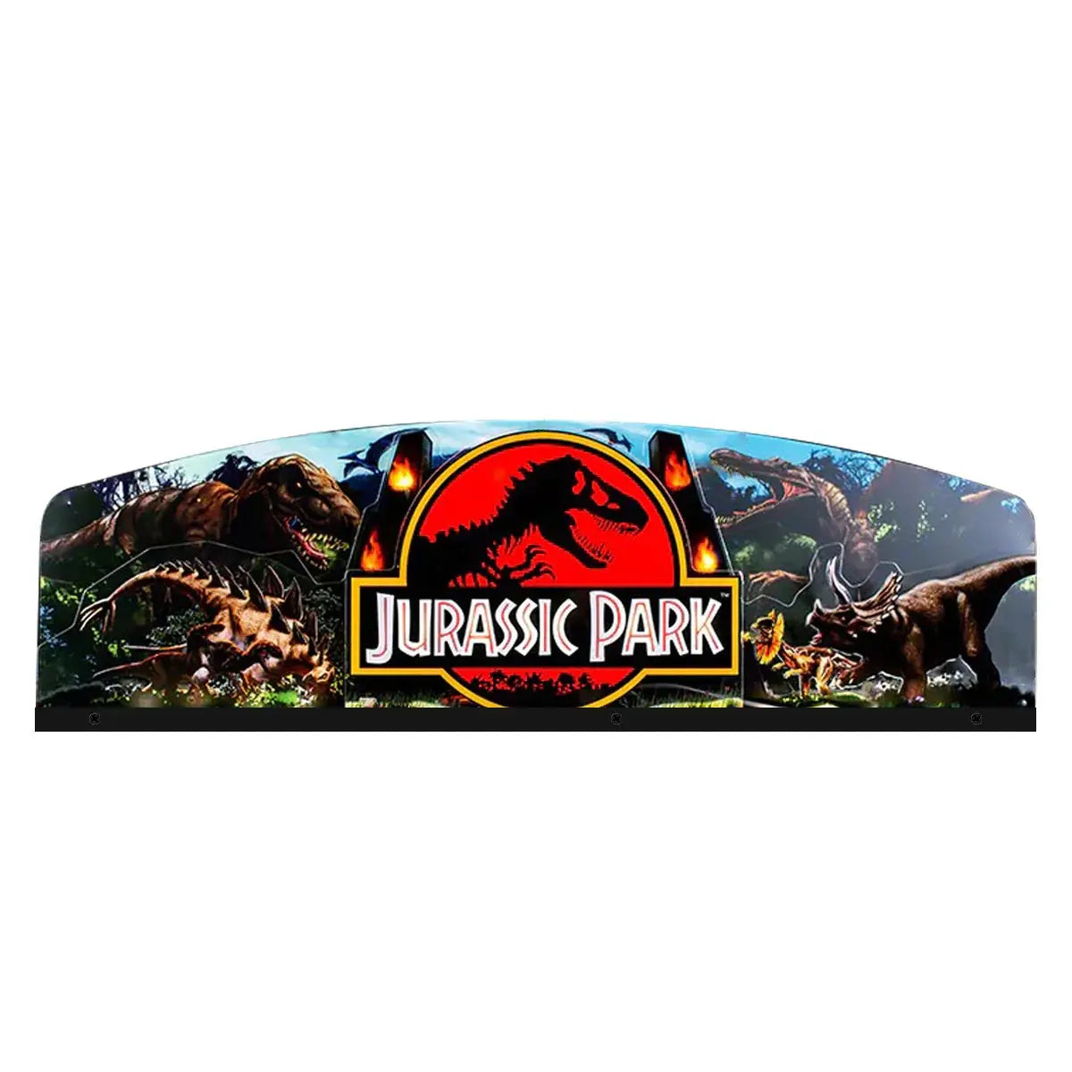 Jurassic Park Stern Pinball Topper 3D Acrylic LED Topper, For Stern Pinball Machine, Pinball Topper FYLZGO Signs