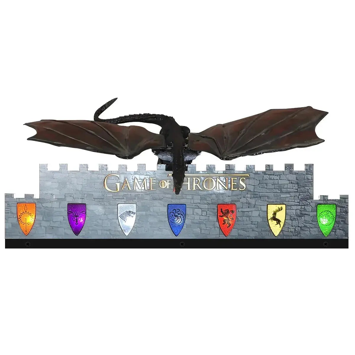 Game of Thrones Topper 3D Acrylic LED Topper, For  Pinball Mahine, Pinball Topper FYLZGO Signs