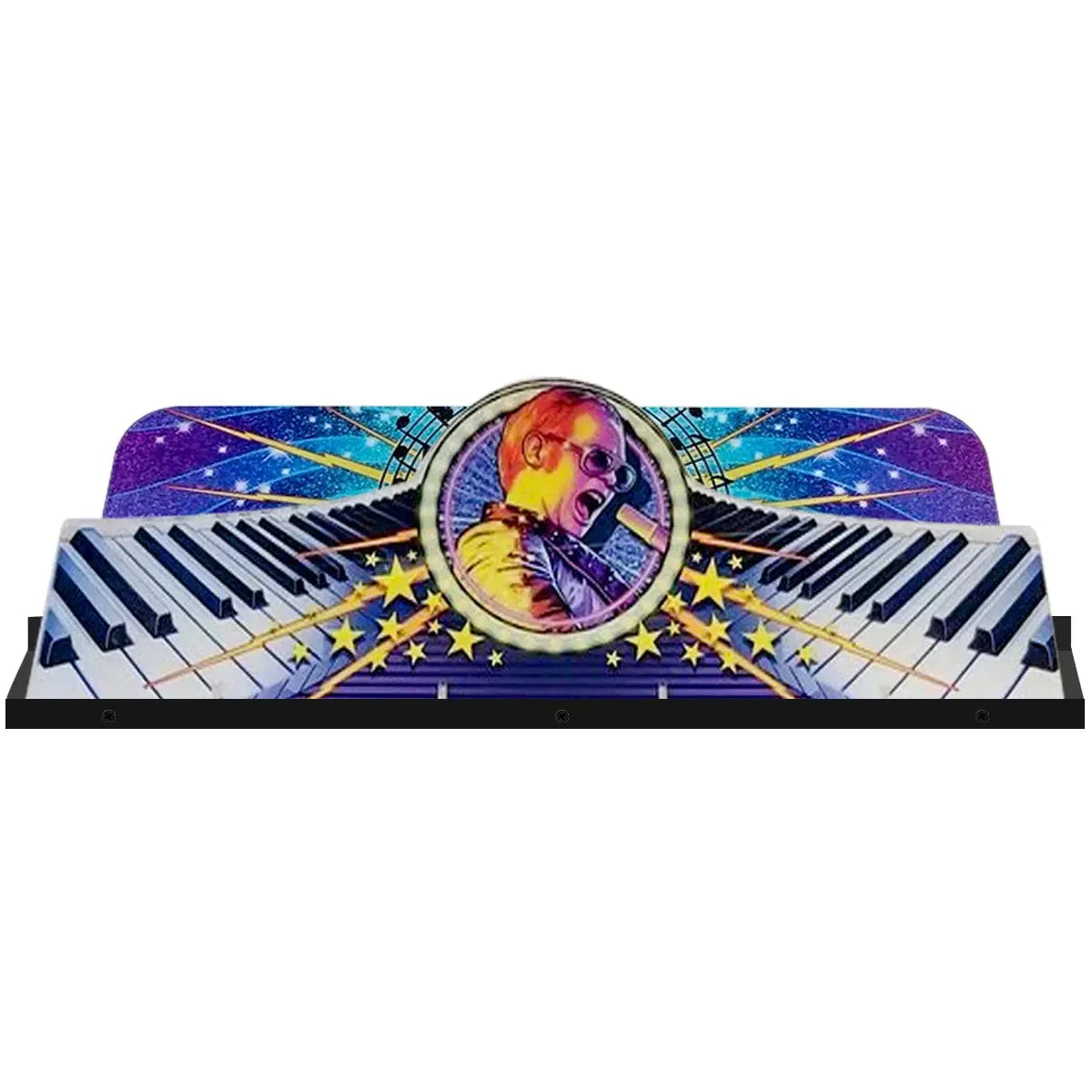 Elton John Platinum Edition Pinball Topper 3D Acrylic LED Topper, For Jersey Jack Pinball Mahine, Pinball Topper FYLZGO Signs