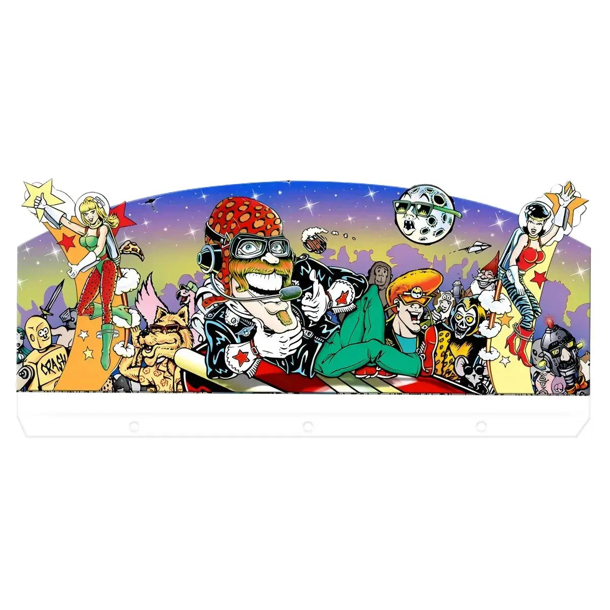 DR. Dude Topper 3D Acrylic LED Topper, For Bally Pinball Mahine, Pinball Topper FYLZGO Signs
