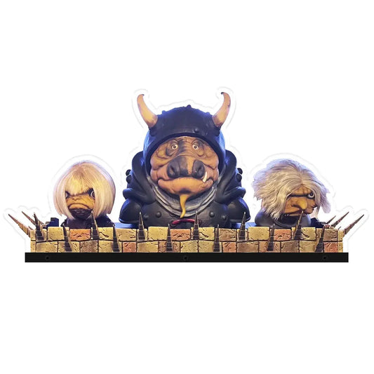 Labyrinth Pinball Goblin City Walls Pinball Topper 3D Acrylic LED Topper, For Barrels Fun Pinball Mahine, Pinball Topper FYLZGO Signs