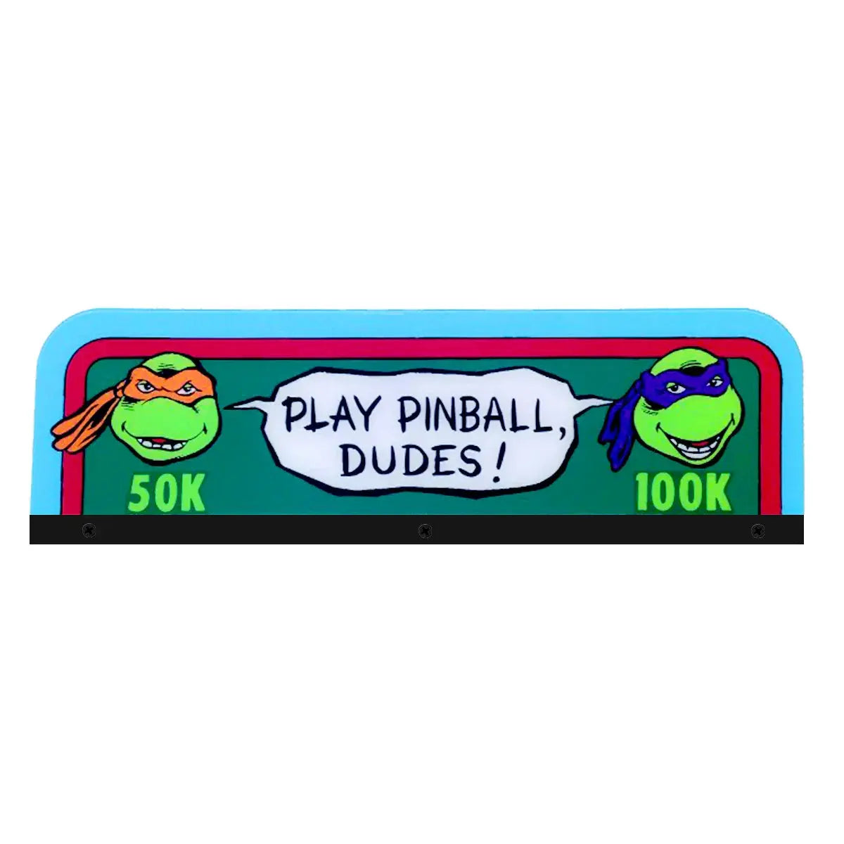 TMNT Topper Teenage Mutant Ninja Turtle 3D Acrylic LED Topper, For  Pinball Mahine, Pinball Topper FYLZGO Signs