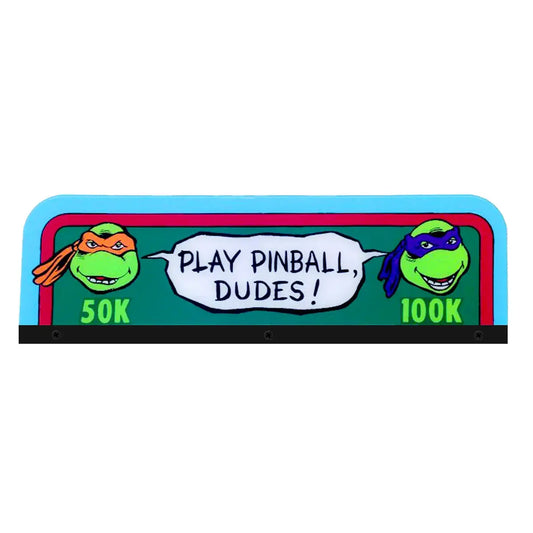 TMNT Topper Teenage Mutant Ninja Turtle 3D Acrylic LED Topper, For  Pinball Mahine, Pinball Topper FYLZGO Signs