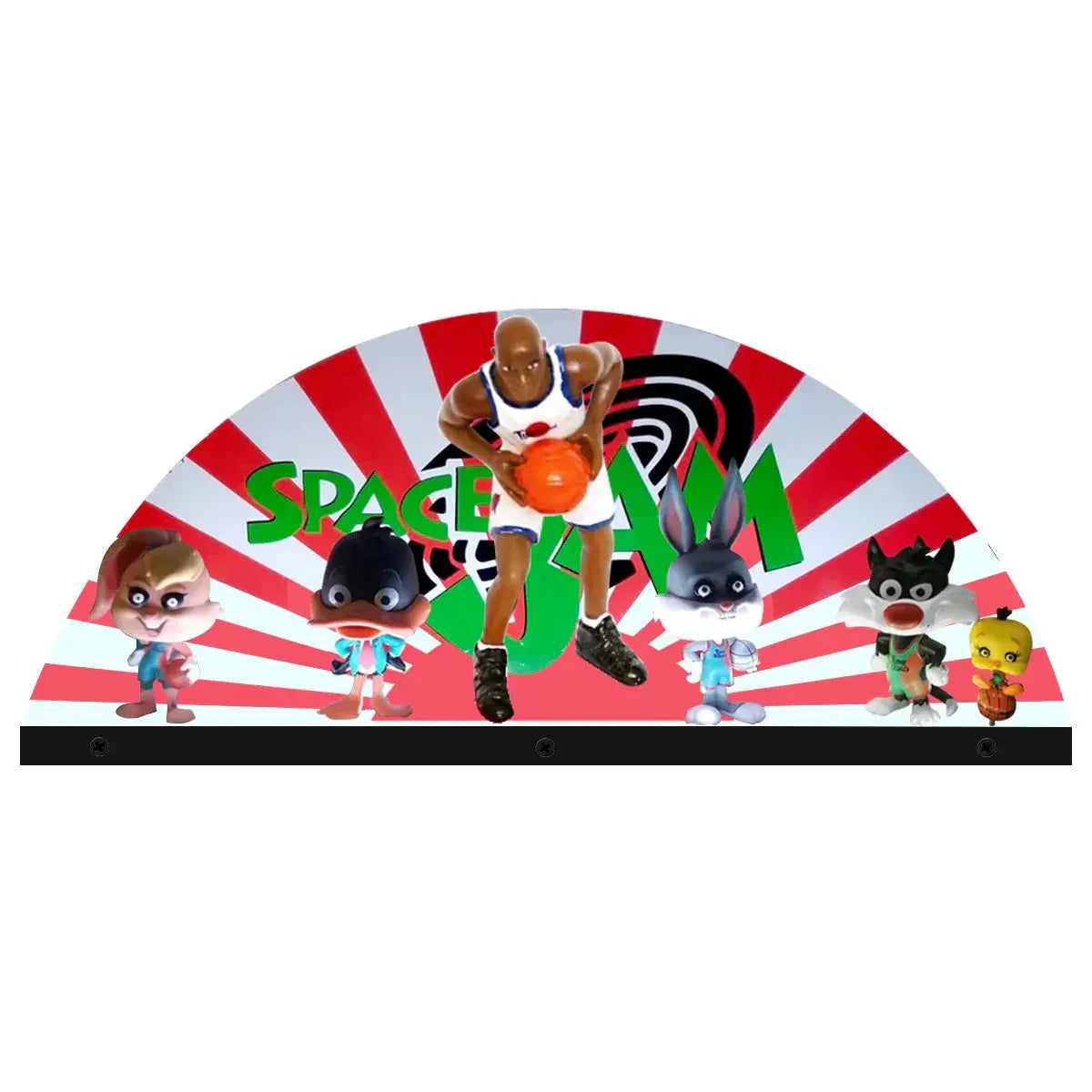 Space Jam Topper 3D Acrylic LED Topper, For Dutch Pinball Mahine, Pinball Topper FYLZGO Signs