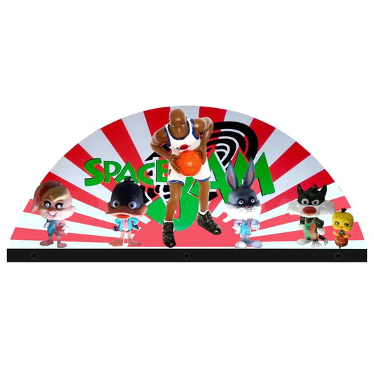 Space Jam Topper 3D Acrylic LED Topper, For Dutch Pinball Mahine, Pinball Topper FYLZGO Signs