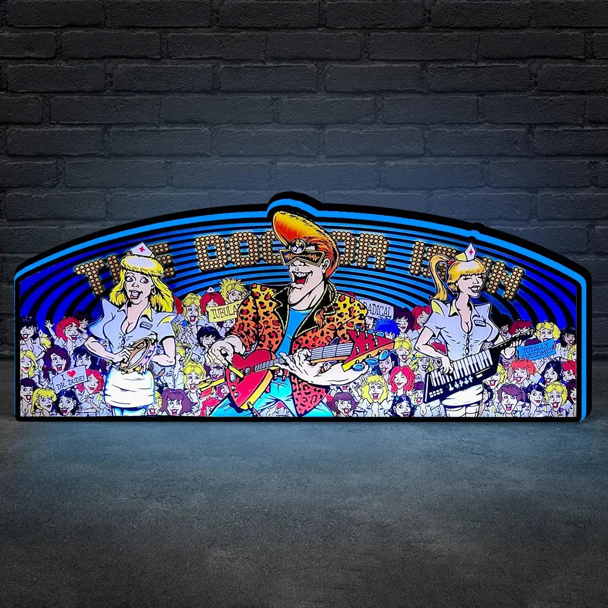 DR. Dude Pinball Topper LED Lightbox, For Midway Pinball machine, 3D Printed Pinball Topper Lightbox USB Powered & Full Dimmable FYLZGO Signs