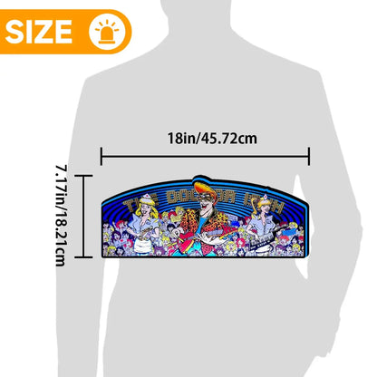 DR. Dude Pinball Topper LED Lightbox, For Midway Pinball machine, 3D Printed Pinball Topper Lightbox USB Powered & Full Dimmable FYLZGO Signs