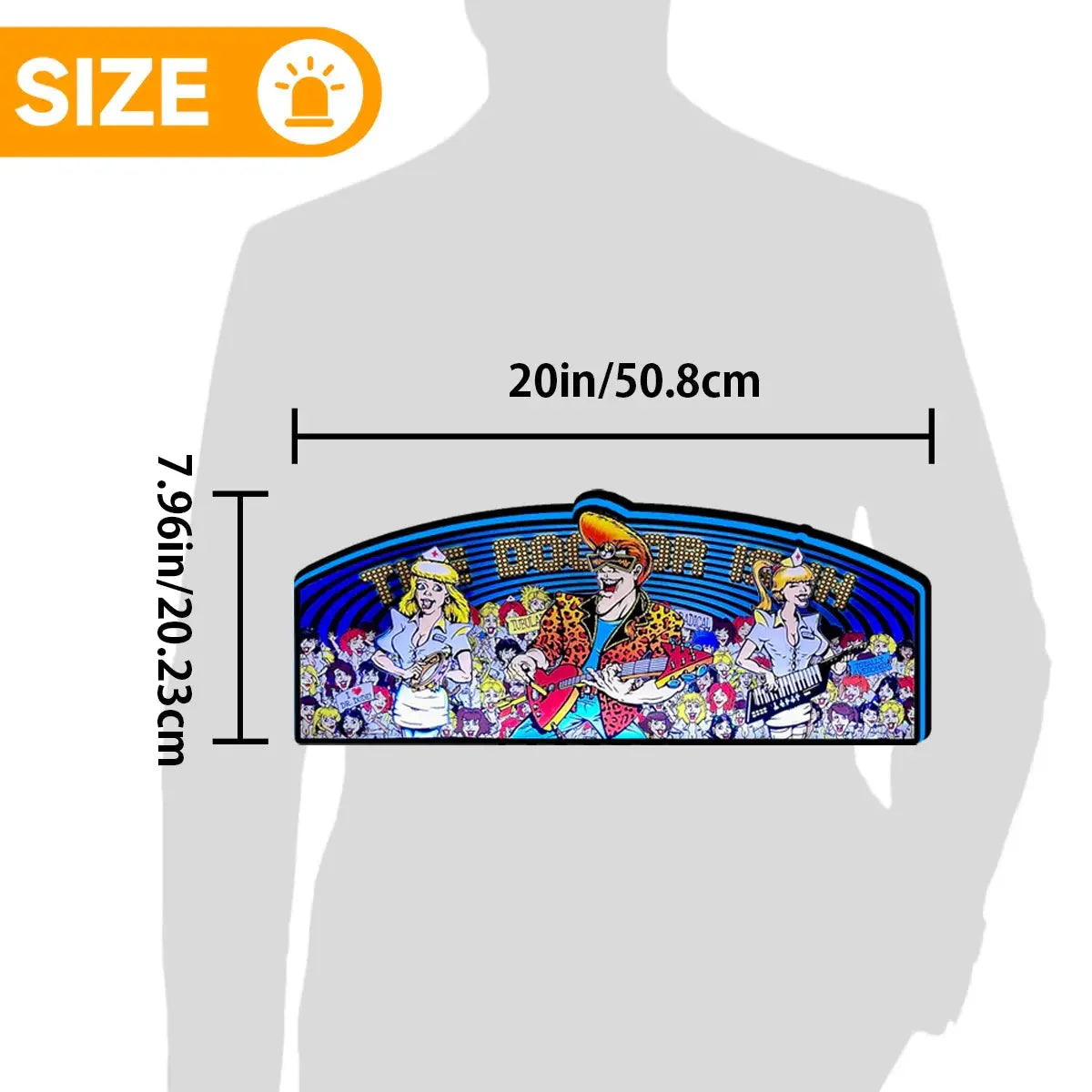 DR. Dude Pinball Topper LED Lightbox, For Midway Pinball machine, 3D Printed Pinball Topper Lightbox USB Powered & Full Dimmable FYLZGO Signs
