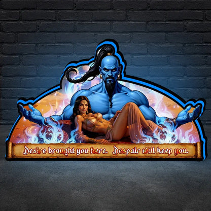 Tales of the Arabian Nights Pinball Topper,  For Williams Pinball Mahine, Pinball Topper for Game Room Decor Man's Cave FYLZGO Signs