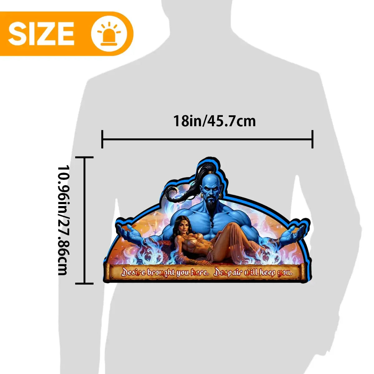 Tales of the Arabian Nights Pinball Topper,  For Williams Pinball Mahine, Pinball Topper for Game Room Decor Man's Cave FYLZGO Signs