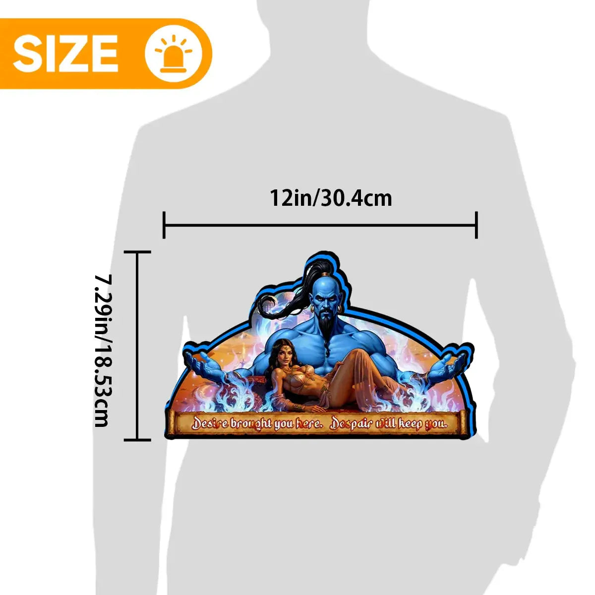 Tales of the Arabian Nights Pinball Topper,  For Williams Pinball Mahine, Pinball Topper for Game Room Decor Man's Cave FYLZGO Signs