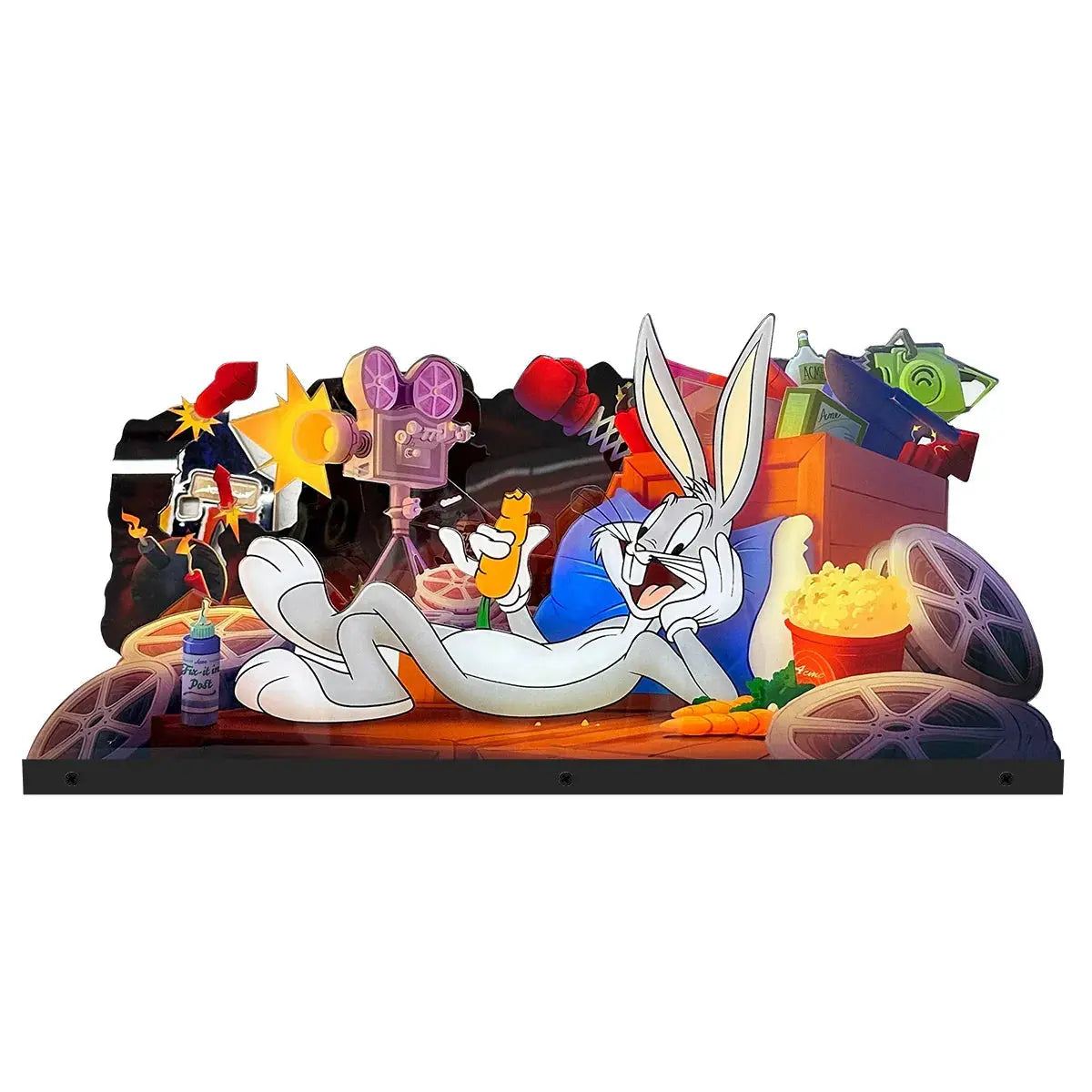 Loony Tunes Pinball Topper 3D Acrylic LED Topper, For Spooky Pinball Machine, Pinball Topper FYLZGO Signs