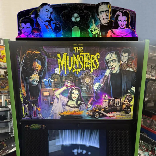 The Munsters Topper 3D Acrylic LED Topper, For Stern Pinball Mahine, Pinball Topper FYLZGO Signs