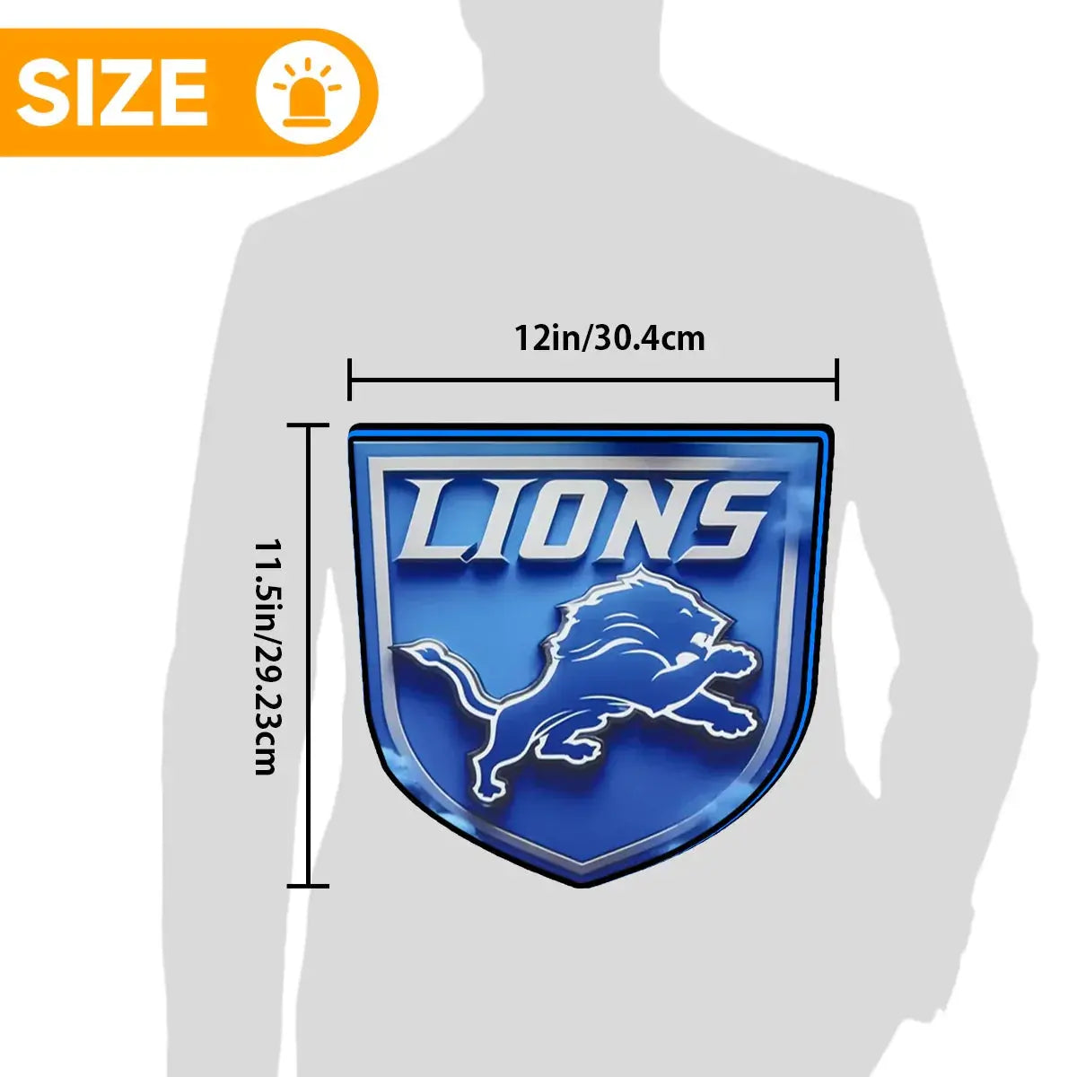 Detroit Lions Team Logo Lightbox / Lamp,Custom NFL Blitz Sports Team Lightbox, Sports Fan Gift, Arcade Game Room Decor FYLZGO Signs
