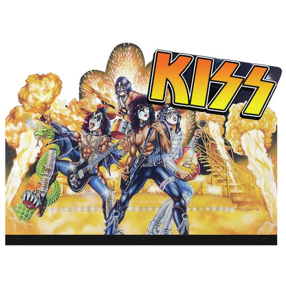 KISS Topper 3D Acrylic LED Topper, For Bally Pinball Mahine, KISS Pinball Machine Topper FYLZGO Signs