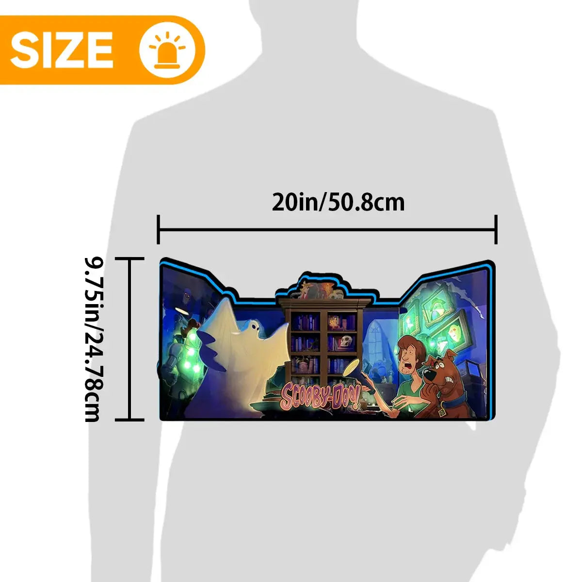 Scooby Doo Pinball Topper LED Sign, 3D Printed Lightbox, USB Powered & Full Dimmable FYLZGO Signs