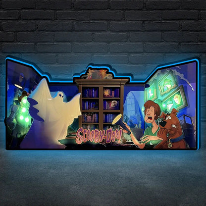 Scooby Doo Pinball Topper LED Sign, 3D Printed Lightbox, USB Powered & Full Dimmable FYLZGO Signs