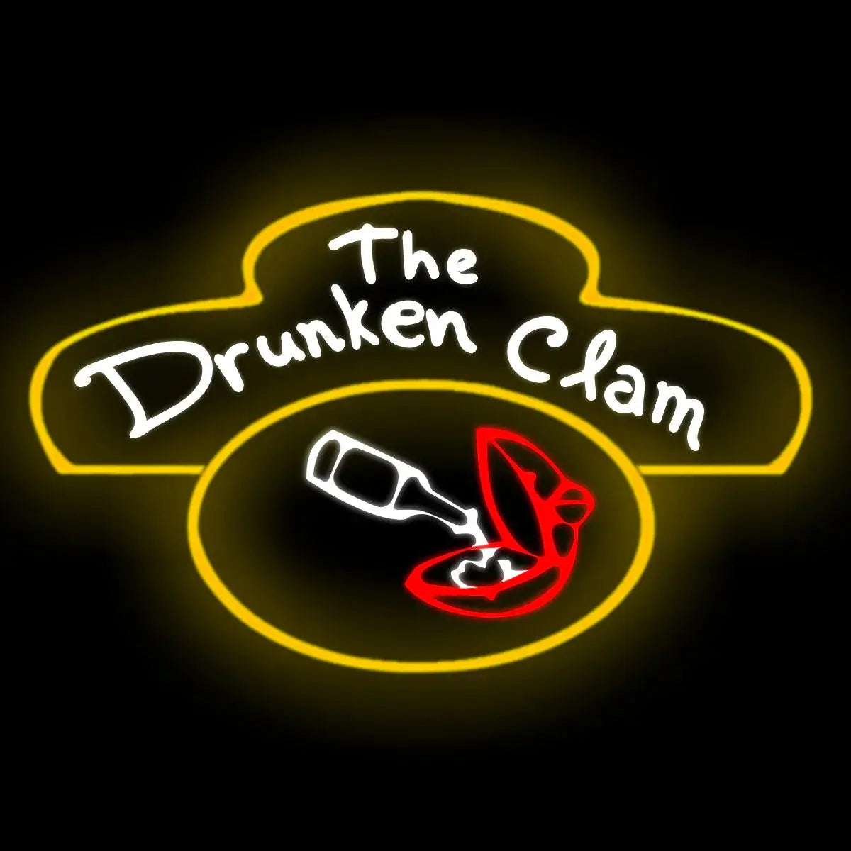 The Drunken Clam 20"x16" Family Guy Arcade Neon Sign USB Powered for Bar Sign Neon Sign Dimmable LED Neon Light Sign for Playroom Light Man Cave Game Room Bar FYLZGO Signs