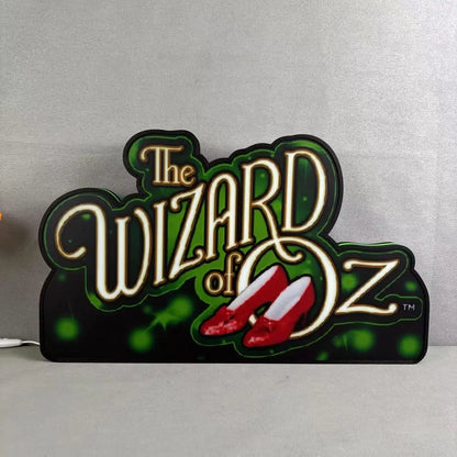 Wizard of Oz Pinball Logo Led lightbox for Pinball Machine, 3D Printed Lightbox USB Powered & Full Dimmable FYLZGO Signs