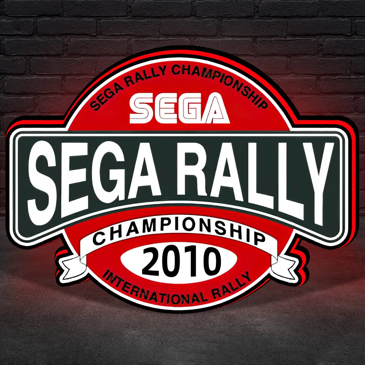 SEGA Rally Championship 1995 Logo 3D LED Light Box FYLZGO Signs