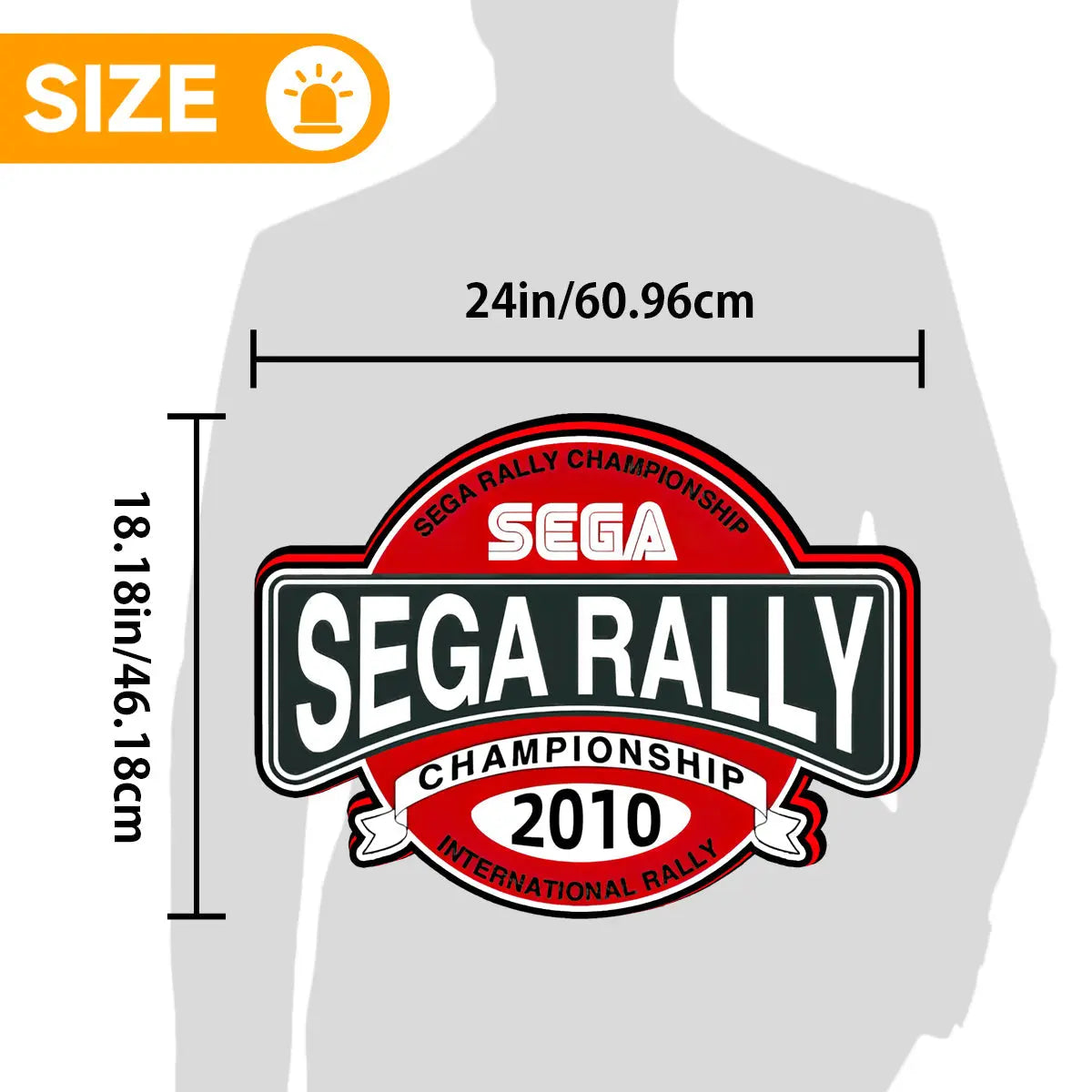 SEGA Rally Championship 1995 Logo 3D LED Light Box FYLZGO Signs