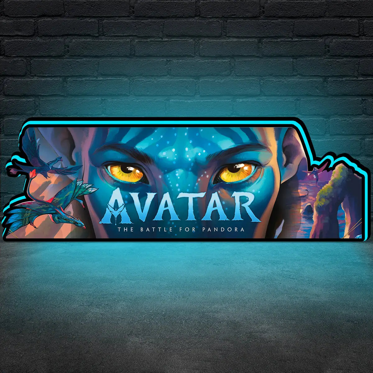 Topper for Avatar JJP Pinball, 3D Printed Lightbox USB Powered & Full Dimmable FYLZGO Signs