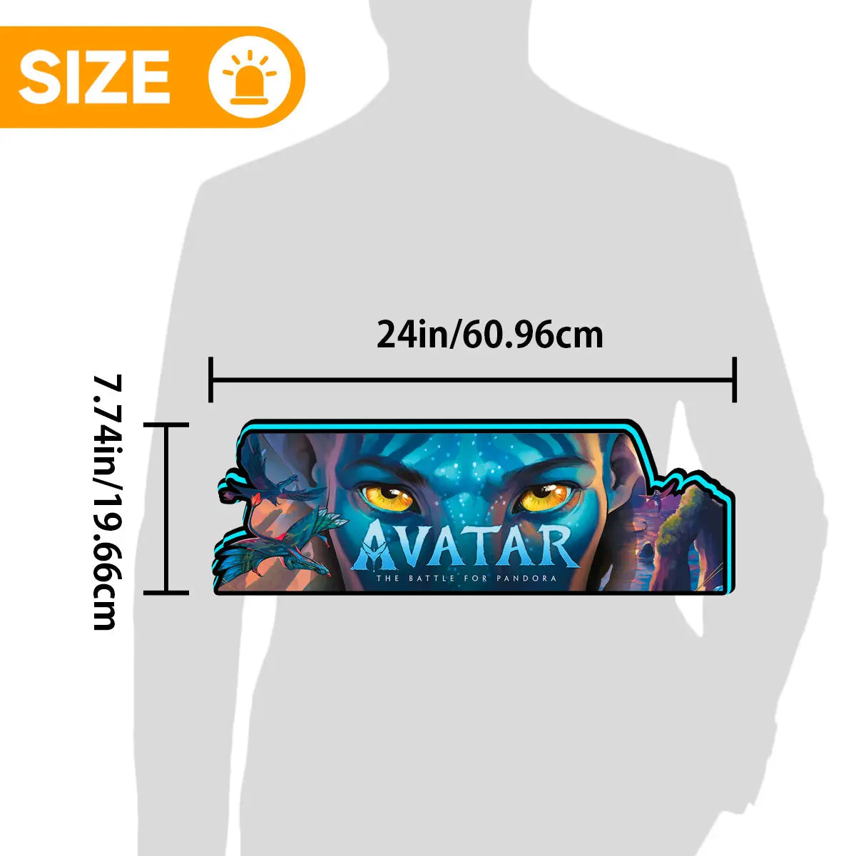 Topper for Avatar JJP Pinball, 3D Printed Lightbox USB Powered & Full Dimmable FYLZGO Signs