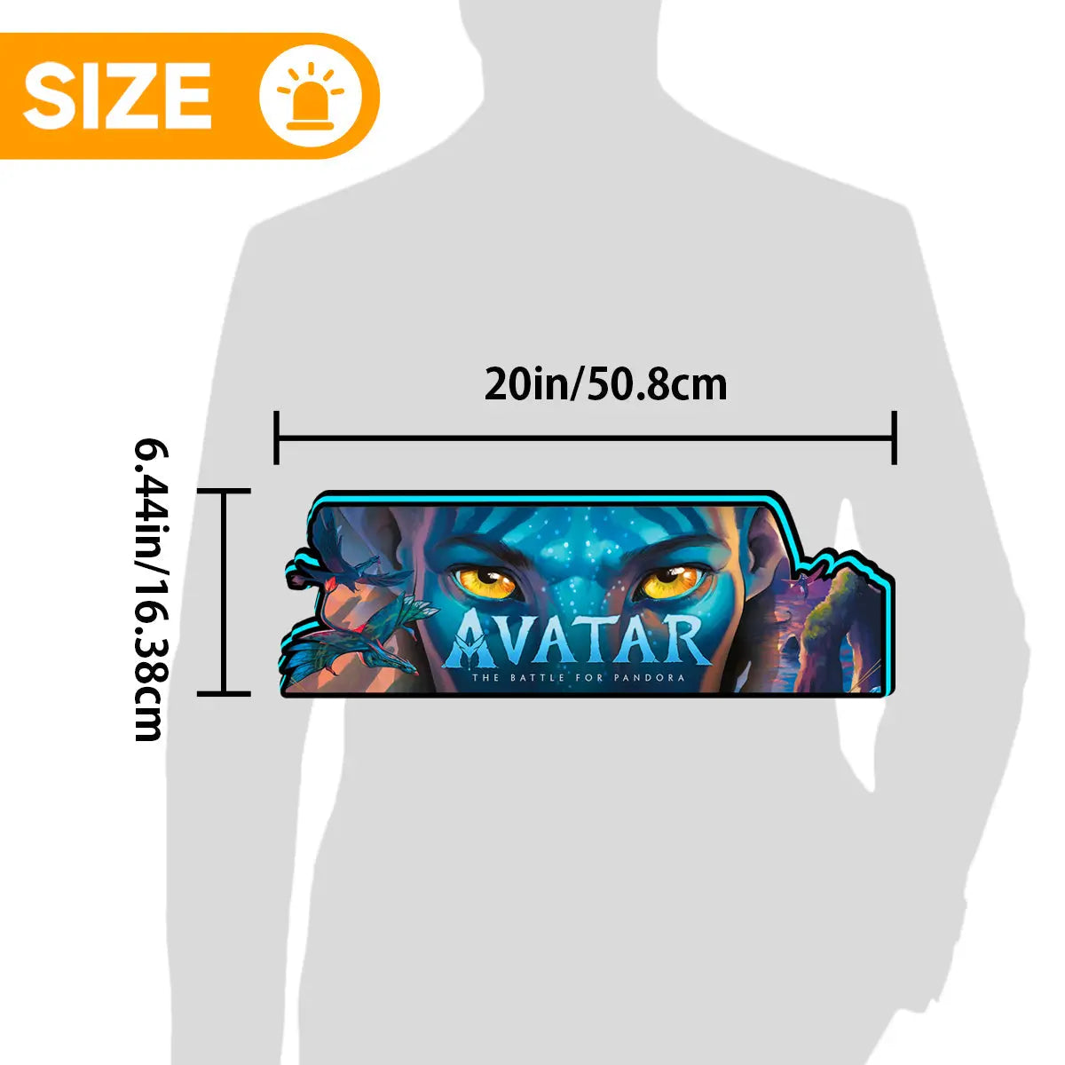 Topper for Avatar JJP Pinball, 3D Printed Lightbox USB Powered & Full Dimmable FYLZGO Signs