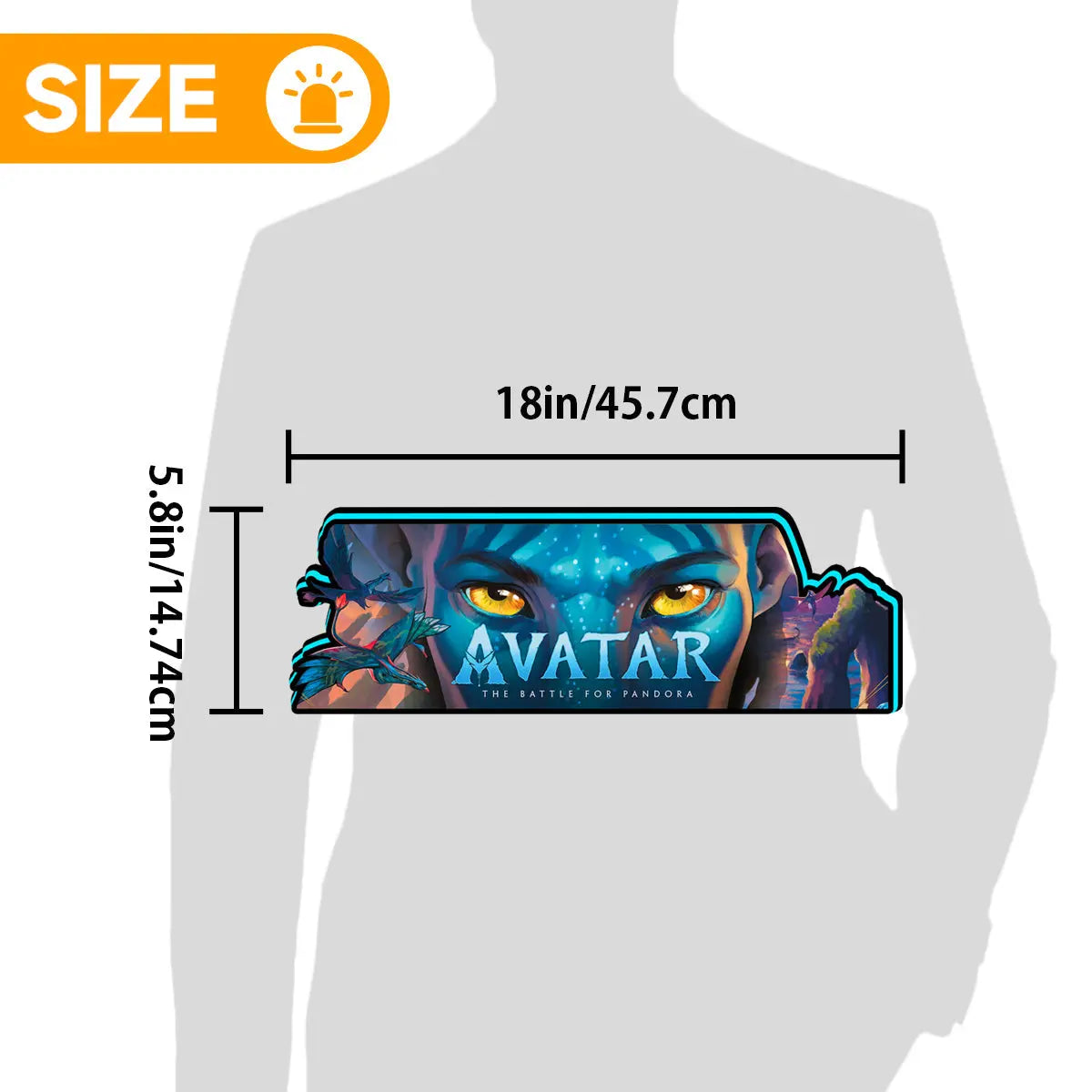 Topper for Avatar JJP Pinball, 3D Printed Lightbox USB Powered & Full Dimmable FYLZGO Signs