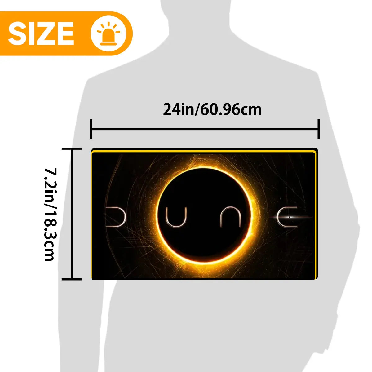 Dune Logo 3D Printed Lightbox for Barrels of Fun Pinball Machine, Powered by USB Band Dimm Wall Art Decor Man's Cave FYLZGO Signs