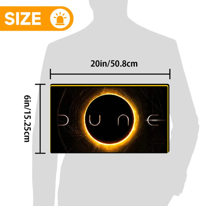 Dune Logo 3D Printed Lightbox for Barrels of Fun Pinball Machine, Powered by USB Band Dimm Wall Art Decor Man's Cave FYLZGO Signs