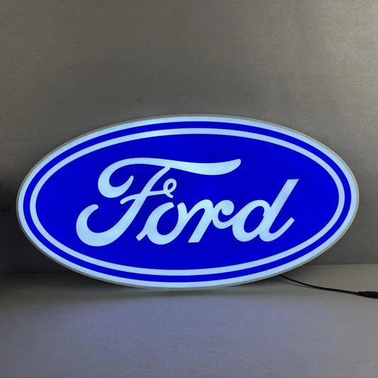 Ford Logo Car Logo LED Lightbox 3D Printed Lightbox FYLZGO Signs