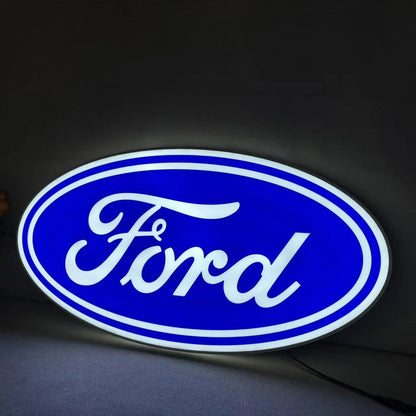 Ford Logo Car Logo LED Lightbox 3D Printed Lightbox FYLZGO Signs