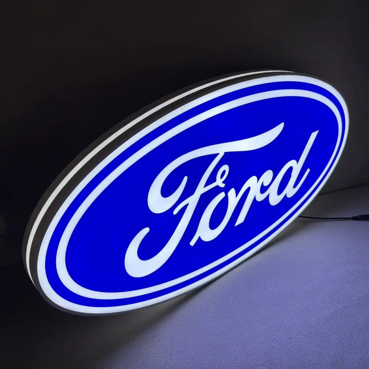 Ford Logo Car Logo LED Lightbox 3D Printed Lightbox FYLZGO Signs