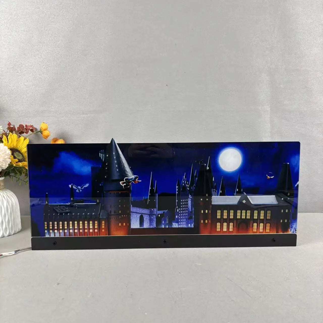 Harry Potter Pinball Topper 3D Acrylic LED Topper, For Jersey Jack JJP Pinball Machine, Pinball Topper FYLZGO Signs