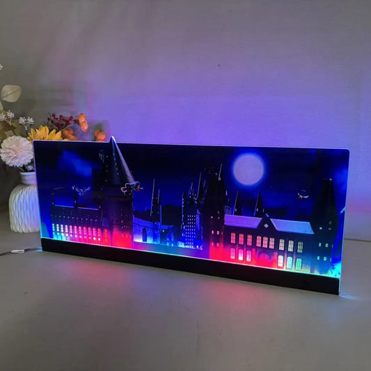 Harry Potter Pinball Topper 3D Acrylic LED Topper, For Jersey Jack JJP Pinball Machine, Pinball Topper FYLZGO Signs